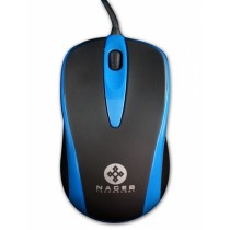 Mouse Naceb Óptico NA-099, Alámbrico, USB, 1000DPI, Negro/Azul - Envío Gratis