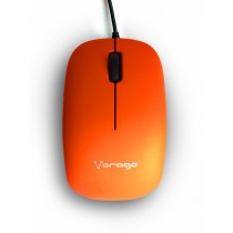 Mouse Vorago Óptico MO-206, Alámbrico, USB, 2400DPI, Naranja - Envío Gratis