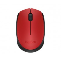 Mouse Logitech Óptico M170, Inalámbrico, USB, Negro/Rojo - Envío Gratis