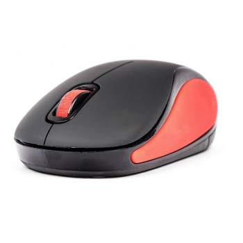 Mini Mouse Naceb Óptico NA-563R, Inalámbrico, 1000DPI, Rojo - Envío Gratis