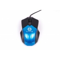 Mouse Naceb Óptico NA-037, Alámbrico, 1000DPI, Negro/Azul - Envío Gratis