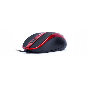 Mouse Naceb Óptico NA-099, Alámbrico, USB, 1000DPI, Negro/Rojo - Envío Gratis