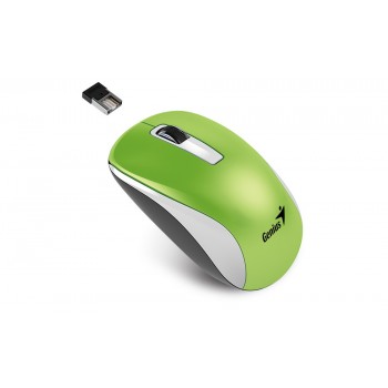 Genius Mouse BlueEye NX-7010, Inalámbrico, USB, 1600DPI, Verde/Blanco - Envío Gratis