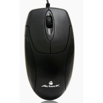 Mouse Acteck Óptico MO-200, Alámbrico, USB, 1000DPI, Negro - Envío Gratis