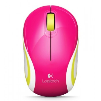 Mini Mouse Logitech Óptico M187, Inalámbrico, USB, Rosa - Envío Gratis