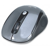 Mouse Manhattan Óptico Alto Rendimiento, Inalámbrico, USB, 2000DPI, Negro/Plata - Envío Gratis