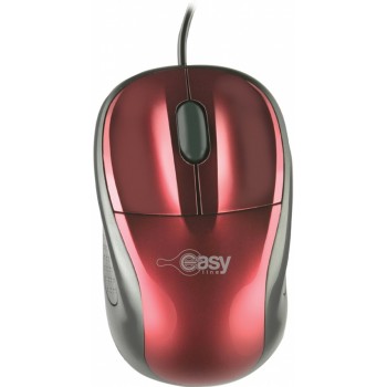 Mouse Perfect Choice Óptico Easy Line 993315, Alámbrico, USB, 1000DPI, Rojo - Envío Gratis