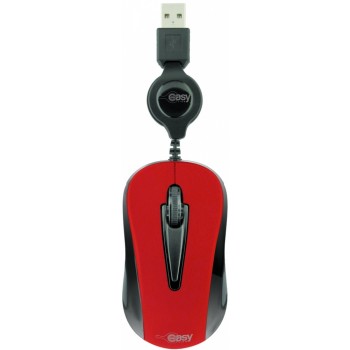 Mini Mouse Perfect Choice Óptico Easy Line 993353, Alámbrico, USB, 1000DPI, Rojo - Envío Gratis