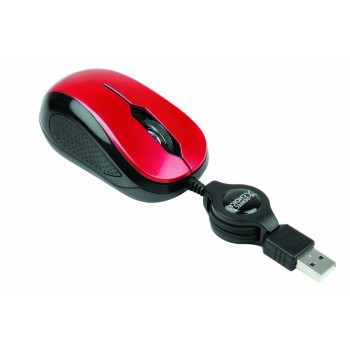 Mouse Perfect Choice Optico PC-043973, 1000DPI, USB, Rojo - Envío Gratis