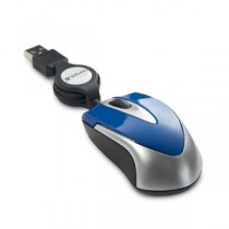 Mouse Verbatim Travel Óptico 97249, USB, Azul - Envío Gratis