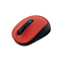 Mouse Microsoft BlueTrack Sculpt Mobile, RF Inalámbrico, USB, 1000DPI, Negro/Rojo - Envío Gratis