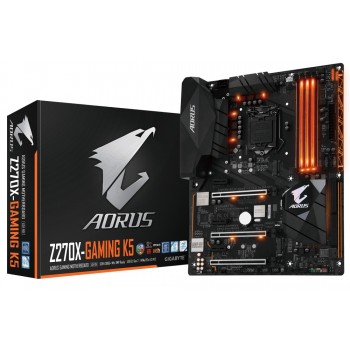 Tarjeta Madre AORUS ATX GA-Z270X-Gaming K5, S-1151, Intel Z270, HDMI, 64GB DDR4 para Intel - Envío Gratis