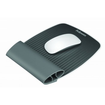 Mousepad Fellowes con Descansa Muñecas I-Spire Wrist Rocker, 25x20cm, Grosor 28mm, Gris - Envío Gratis