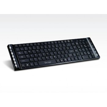 Teclado Vorago Multimedia KB-203, Alámbrico, USB 2.0, Negro (Español) - Envío Gratis