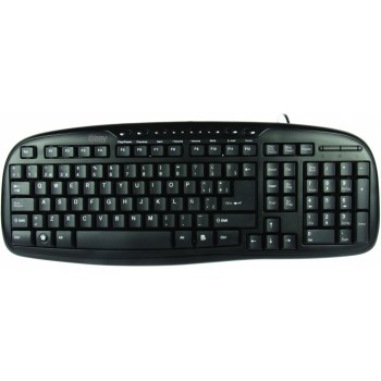 Teclado Easy Line 993384, Alámbrico, USB, Negro (Español) - Envío Gratis