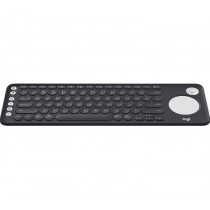 Teclado Logitech K600, Inalámbrico, Bluetooth, Negro (Español) - Envío Gratis