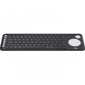 Teclado Logitech K600, Inalámbrico, Bluetooth, Negro (Español) - Envío Gratis