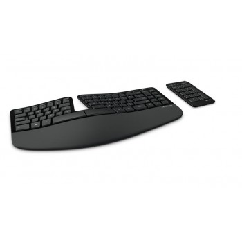 Teclado Microsoft Sculpt Ergonomic for Business, Inalámbrico, USB, Negro (Inglés) - Envío Gratis