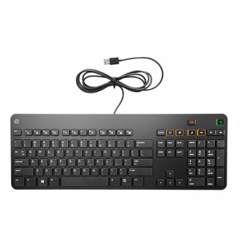 Teclado HP Conferencing Keyboard, Alámbrico, USB, Negro, (Inglés) - Envío Gratis