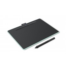 Tableta Gráfica Wacom Intuos M 216 x 135mm, Alámbrico/Inalámbrico, USB/Bluetooth, Negro/Aqua - Envío Gratis