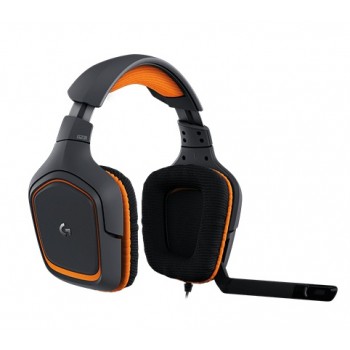 Logitech Audífonos Gamer G231 Prodigy, Alámbrico, 2 Metros + 12cm de Extension, 3.5mm, Negro/Naranja - Envío Gratis