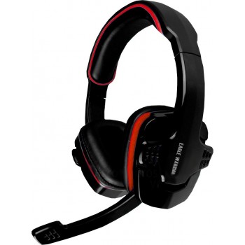 Eagle Warrior Audífonos Gamer con Micrófono HS-501, Alámbrico, 1.8 Metros, 3.5mm, Negro/Rojo - Envío Gratis