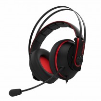 ASUS Audifonos Gamer CERBERUS V2, Alámbrico, 1.2 Metros, 3.5mm, Negro/Rojo - Envío Gratis