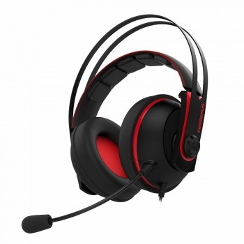 ASUS Audifonos Gamer CERBERUS V2, Alámbrico, 1.2 Metros, 3.5mm, Negro/Rojo - Envío Gratis