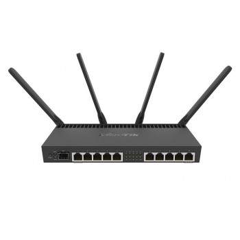 Router Mikrotik RB4011iGS+5HacQ2HnD-IN, Inalámbrico, 1733 Mbit/s, 2.4/5GHz, con 4 Antenas de 3dBi - Envío Gratis