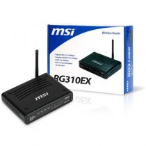 Router MSI Fast Ethernet RG310EX, Inalámbrico, 5x RJ-45, 2.4GHz, con 1 Antena de 2dBi - Envío Gratis