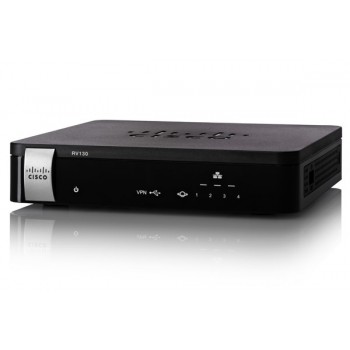 Cisco Router con Firewall RV130W, Alámbrico, 1000 Mbit/s, 2.4GHz, 4x RJ-45, 1x USB 2.0 - Envío Gratis