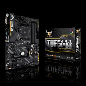 Tarjeta Madre ASUS ATX TUF B450 PLUS Gaming, S-AM4, AMD B450, HDMI, 64GB DDR4 para AMD - Envío Gratis
