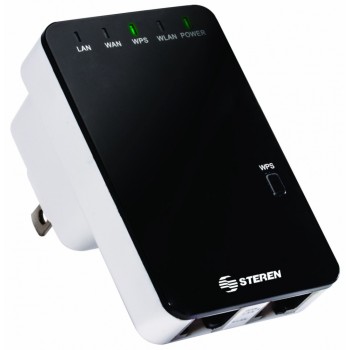 Steren Extensor de Rango COM-818, 300Mbit/s, 2x RJ-45, Negro - Envío Gratis