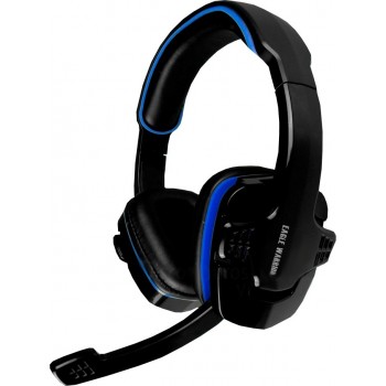 Eagle Warrior Audífonos Gamer HS-501, Alámbrico, 1.8 Metros, Negro/Azul - Envío Gratis