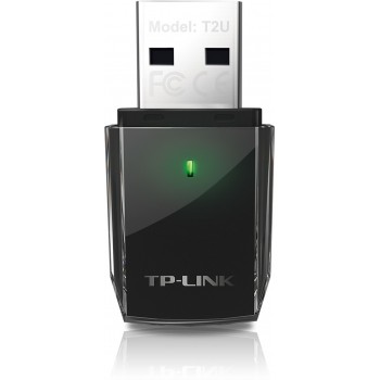 TP-Link Adaptador de Red USB ARCHER T2U AC600, Inalámbrico, 600 (433 + 150) Mbit/s - Envío Gratis