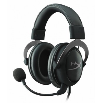 HyperX Audífonos Gamer Cloud II Gun Metal Surround 7.1, Alámbrico, 1 Metro + 2 Metros de Extensión, 3.5mm, Negro - Envío Gratis