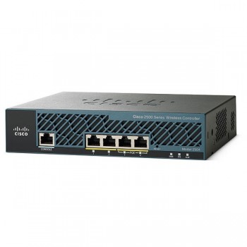 Cisco 2504 Wireless Controller para Access Point, 1000 Mbit/s, 5x RJ-45, 25 Licencias AP - Envío Gratis