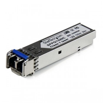 StarTech.com Módulo Transceptor de Fibra Monomodo SFP Gigabit DDM LC Compatible Cisco Mini GBIC, 20km - Envío Gratis