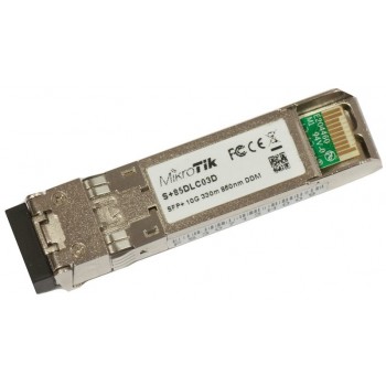 MikroTik Módulo Transceptor MiniGbic SFP+ 10G, LC Duplex Multimodo, 10000 Mbit/s, 300m - Envío Gratis