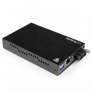 StarTech.com Convertidor de Medios Gigabit Ethernet a Fibra Monomodo Conector SC, 40 km - Envío Gratis