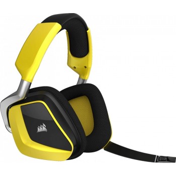 Corsair Audífonos Gamer VOID PRO RGB SE 7.1, Inalámbrico, USB, Negro/Amarillo - Envío Gratis