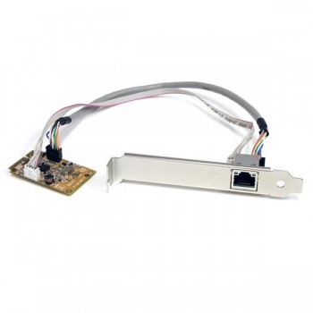 StarTech.com Mini Tarjeta de Red PCI Express, 1 Puerto Gigabit Ethernet RJ45 - Envío Gratis