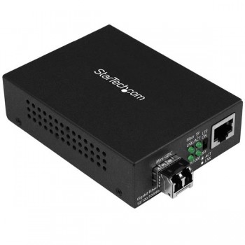 StarTech.com Convertidor de Medios Ethernet Gigabit a Fibra Multimodo LC, 550 Metros - Envío Gratis