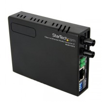 StarTech.com Convertidor de Medios Ethernet 10/100 Mbps a Fibra Multimodo ST - 2km - Envío Gratis
