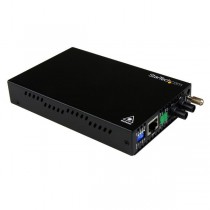 StarTech.com Convertidor de Medios Ethernet 10/100 Mbps a Fibra Multimodo Conector ST - 2km - Envío Gratis