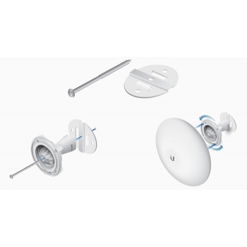 Ubiquiti Networks Kit de Montaje para Pared, Blanco, para NanoBeam M - Envío Gratis