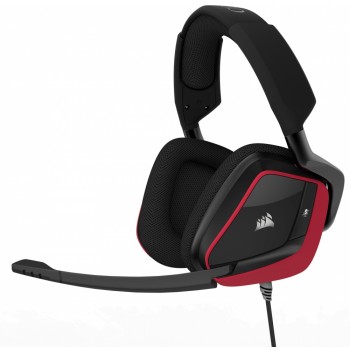 Corsair Audífonos Gamer VOID PRO 7.1, Alámbrico, USB, Rojo - Envío Gratis