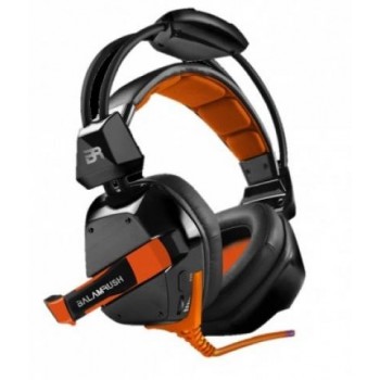 Balamrush Audífonos Gamer BR-912891, Alámbrico, USB, Negro/Naranja - Envío Gratis