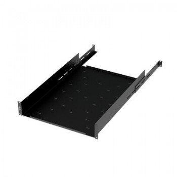 LinkedPRO Charola para Rack 19'' Ajustable, 2U, hasta 54kg, Negro - Envío Gratis