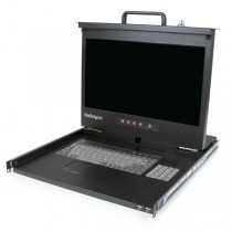 StarTech.com Consola de Rack 1U con LCD 17'' HD 1080p y Concentrador Hub USB Frontal - Envío Gratis